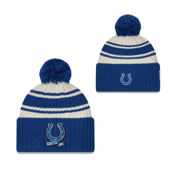Men's Indianapolis Colts Cream Royal 2022 Sideline...