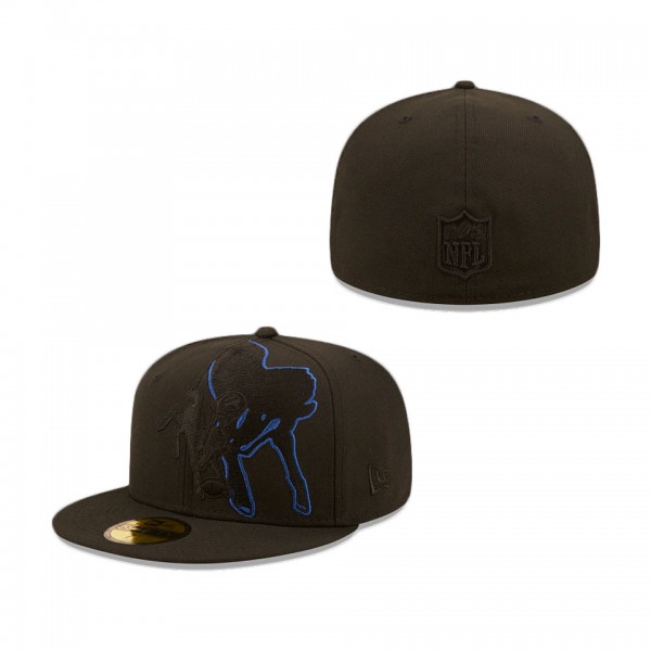 Indianapolis Colts Logo Feature 59FIFTY Fitted Hat