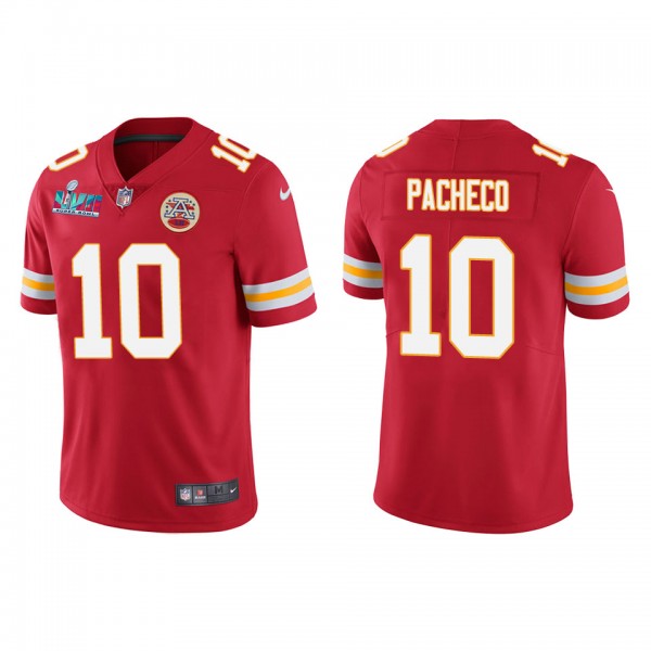 Isaih Pacheco Men's Kansas City Chiefs Super Bowl LVII Red Vapor Limited Jersey