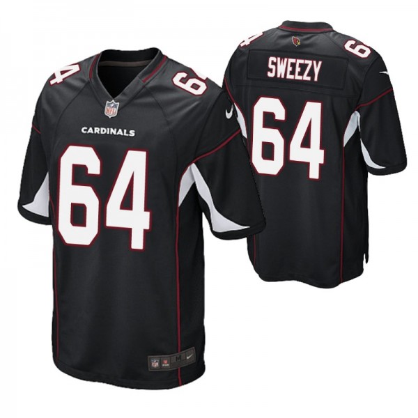 J.R. Sweezy Arizona Cardinals Alternate Game Jersey - Black