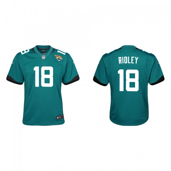Youth Jacksonville Jaguars Calvin Ridley Teal Game...