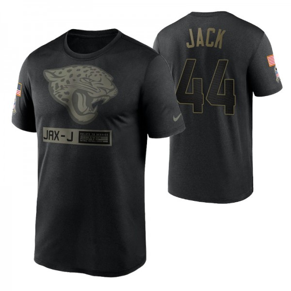 Jacksonville Jaguars Myles Jack #44 Black Short Sl...