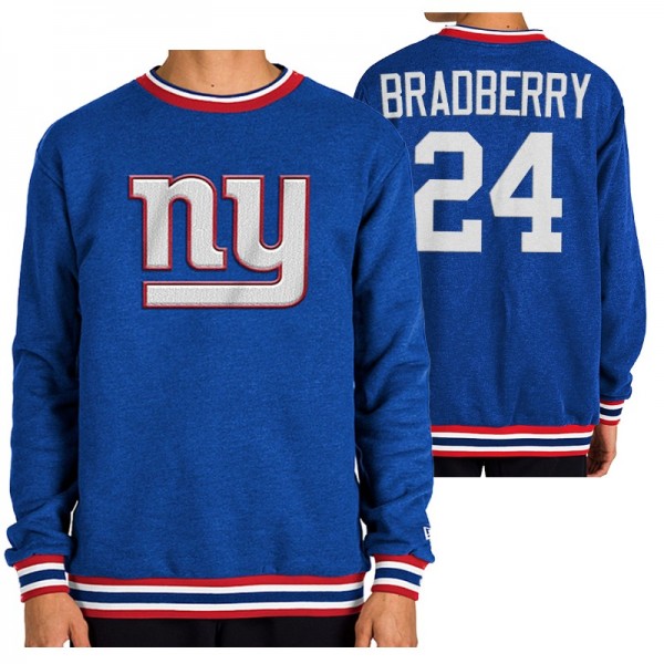 New York Giants #24 James Bradberry Heather Royal ...
