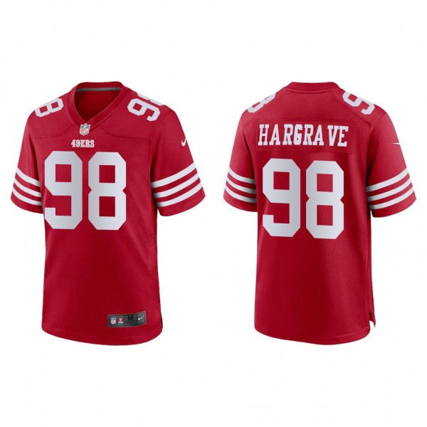 Men's Javon Hargrave San Francisco 49ers Scarlet G...