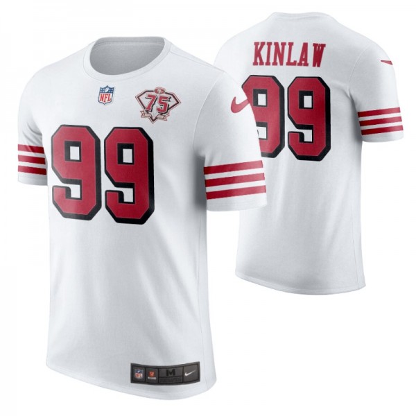 San Francisco 49ers Javon Kinlaw #99 75th Annivers...