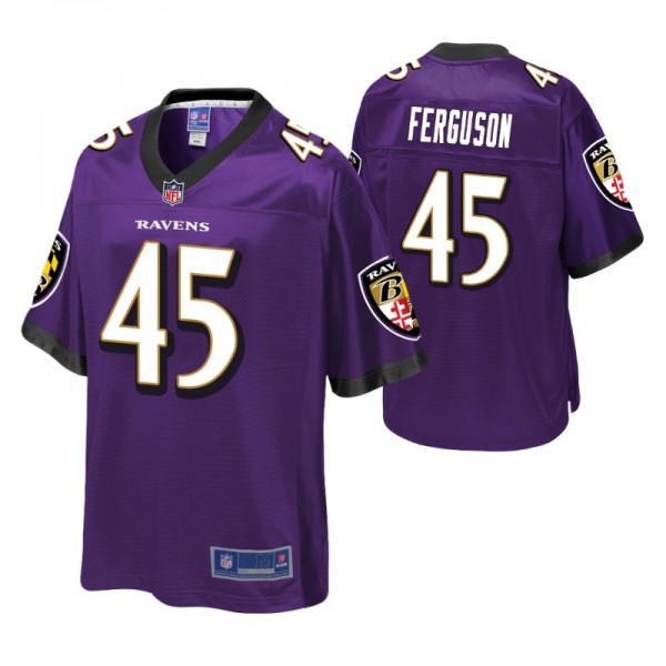 Baltimore Ravens Jaylon Ferguson Purple Pro Line P...