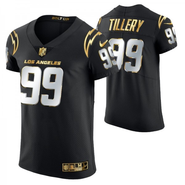 Los Angeles Chargers Jerry Tillery #99 Golden Edit...