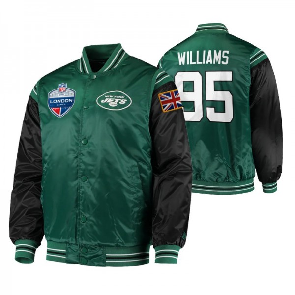 New York Jets Quinnen Williams #95 2021 NFL London...
