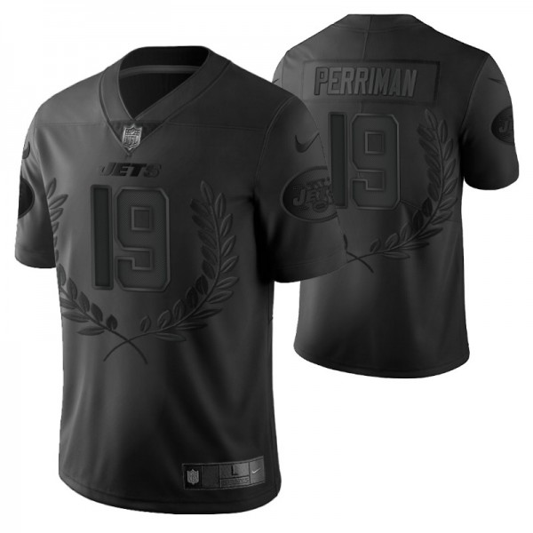 New York Jets #19 Breshad Perriman limited edition Black collection Jersey