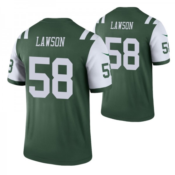 Carl Lawson #58 New York Jets Green Legend Jersey