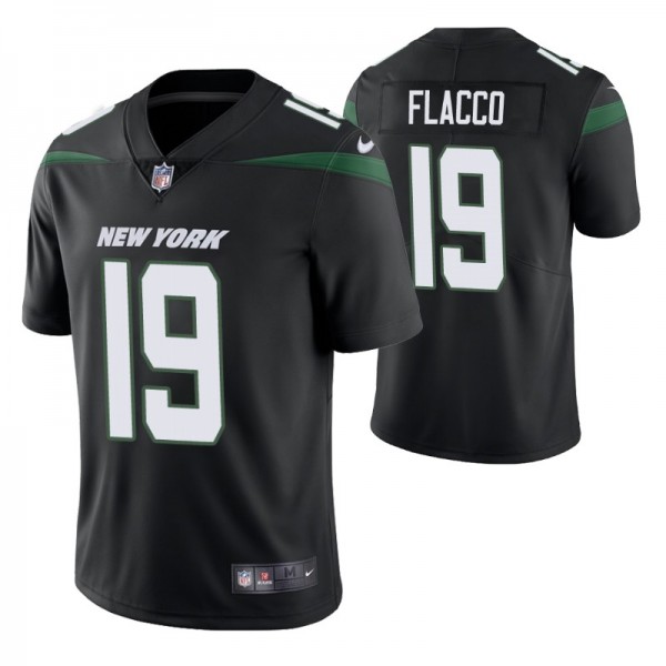 Joe Flacco #19 Vapor Limited Black New York Jets J...