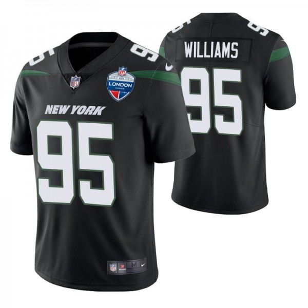 New York Jets #95 Quinnen Williams Black 2021 NFL ...