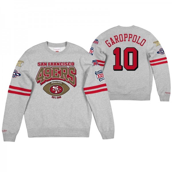 San Francisco 49ers #10 Jimmy Garoppolo Gray All O...