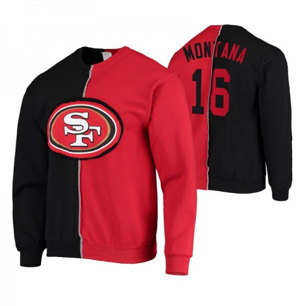San Francisco 49ers No. 16 Joe Montana Sweatshirt ...