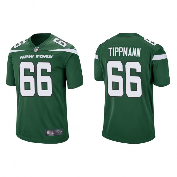 Men's New York Jets Joe Tippmann Green 2023 NFL Dr...