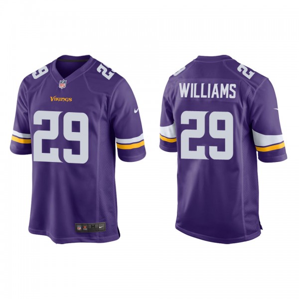 Men's Minnesota Vikings Joejuan Williams Purple Ga...