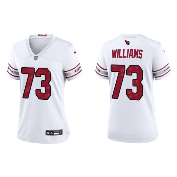 Women's Arizona Cardinals Jonah Williams White Gam...
