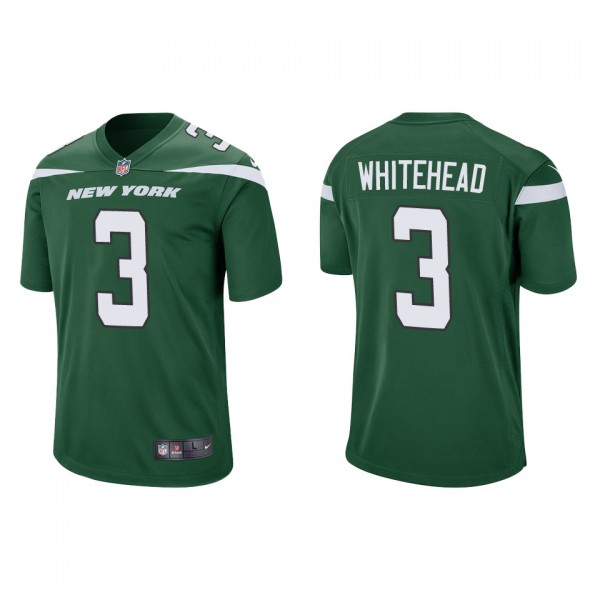 Men's New York Jets Jordan Whitehead Green Game Je...