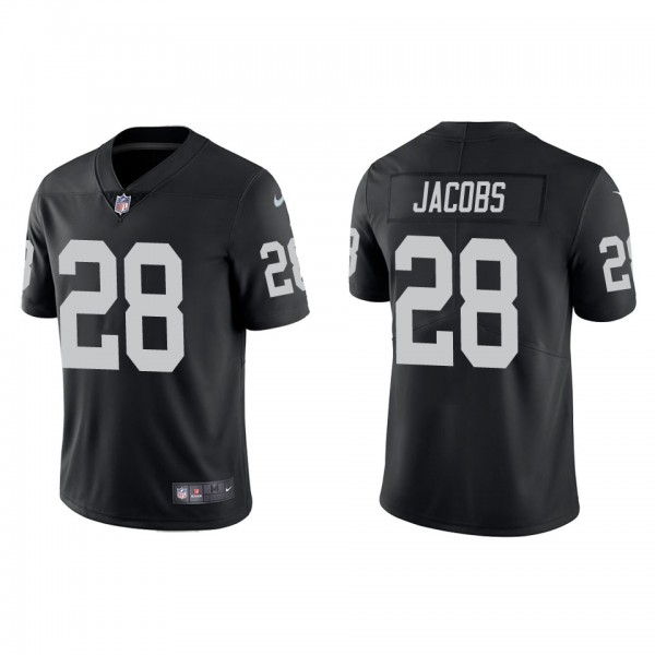 Men's Las Vegas Raiders Josh Jacobs Black Vapor Li...