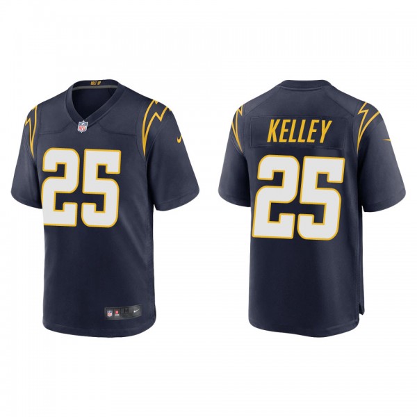 Men's Los Angeles Chargers Joshua Kelley Navy Alternate Game Jersey