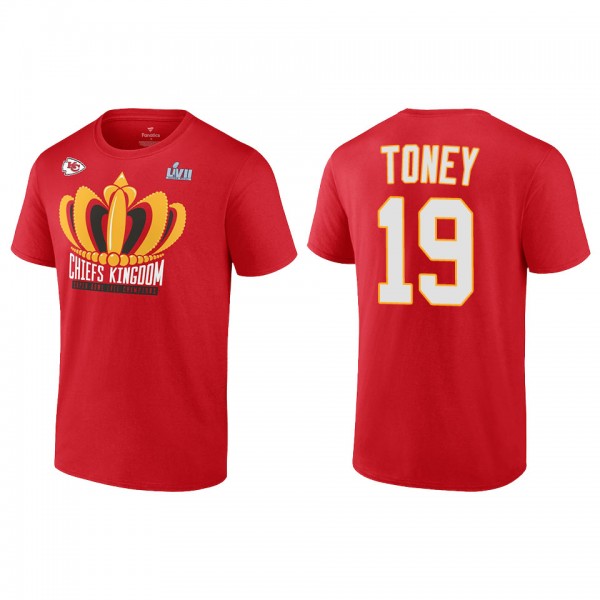 Kadarius Toney Kansas City Chiefs Red Super Bowl L...