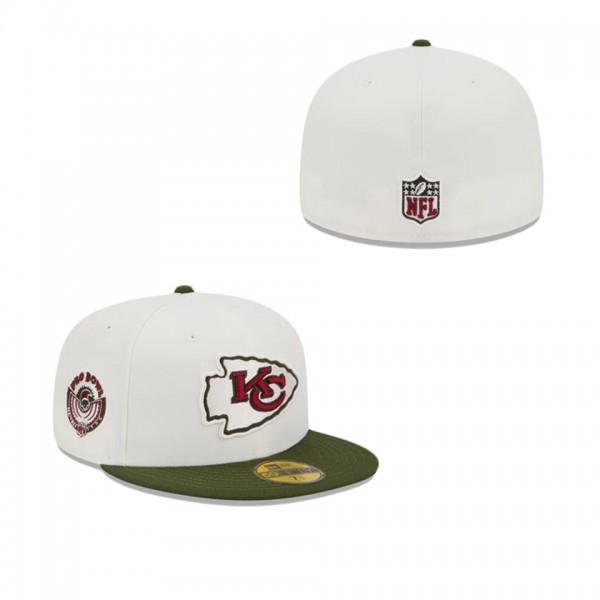 Kansas City Chiefs Olive Branch 59FIFTY Fitted Hat