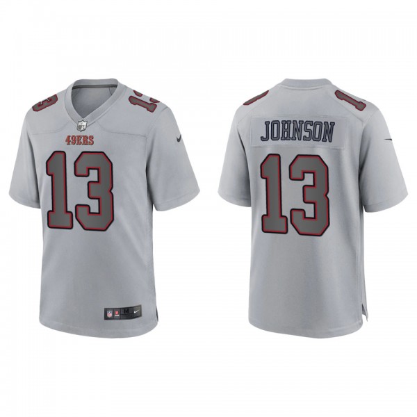 KeeSean Johnson San Francisco 49ers Gray Atmosphere Fashion Game Jersey