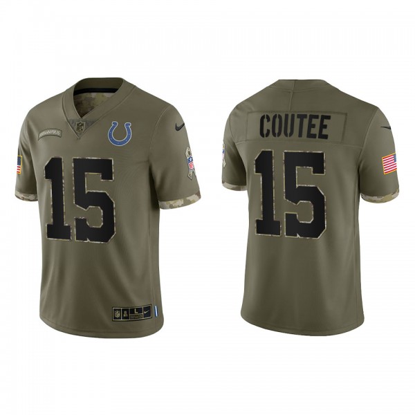 Keke Coutee Indianapolis Colts Olive 2022 Salute T...