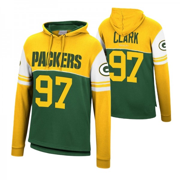 #97 Kenny Clark Green Bay Packers Green Gold Home ...