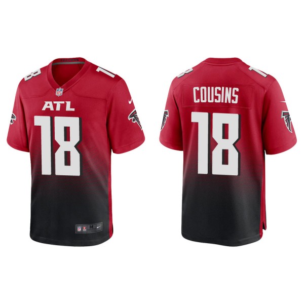 Men's Atlanta Falcons Kirk Cousins Red Game Jersey