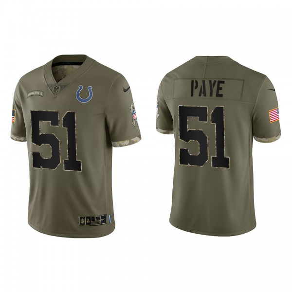 Kwity Paye Indianapolis Colts Olive 2022 Salute To...