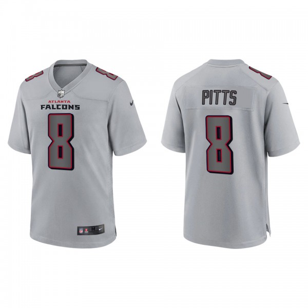 Kyle Pitts Atlanta Falcons Gray Atmosphere Fashion...