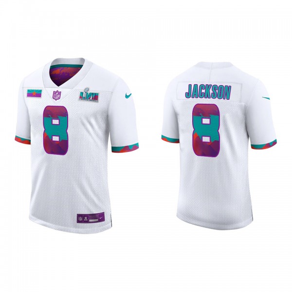 Lamar Jackson Super Bowl LVII Nike White Limited J...