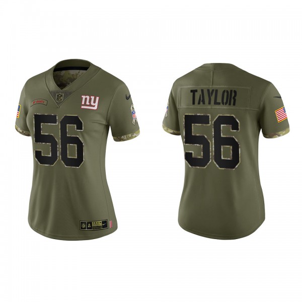 Lawrence Taylor Women's New York Giants Olive 2022...