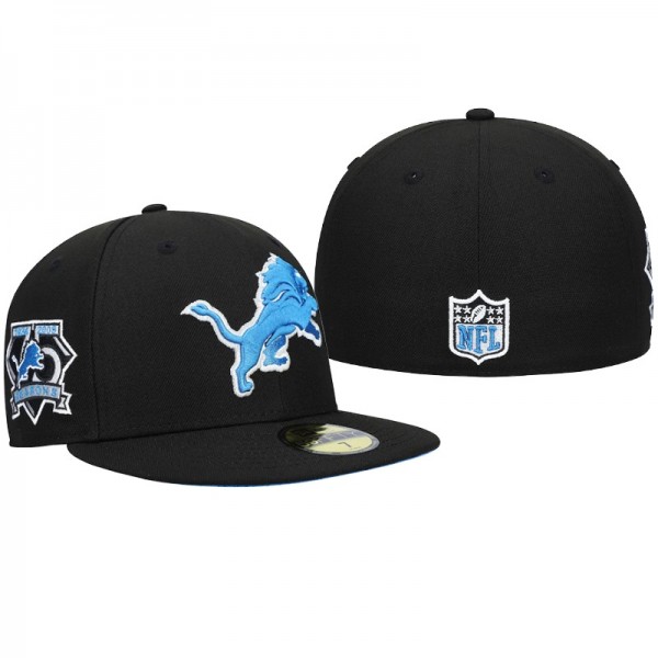 Detroit Lions 59FIFTY Fitted 75th Anniversary Patc...