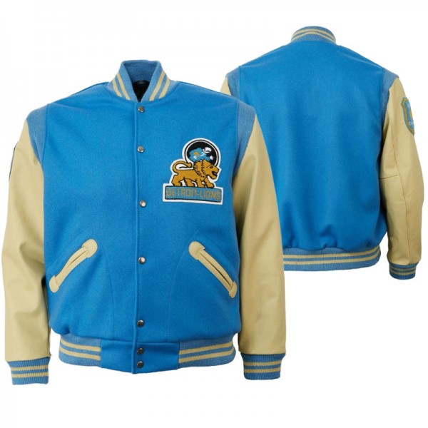Detroit Lions Light Blue Authentic 1952 Vintage Jacket