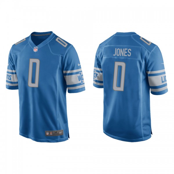 Men's Detroit Lions Marvin Jones Blue Game Jersey