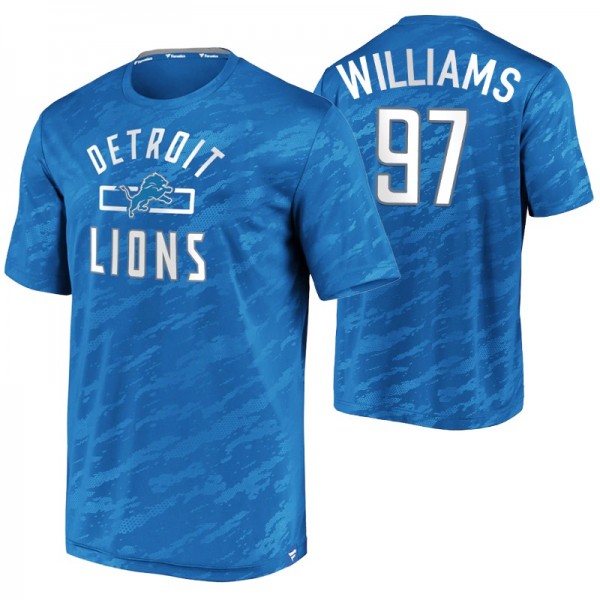 Detroit Lions #97 Nick Williams Iconic Defender St...