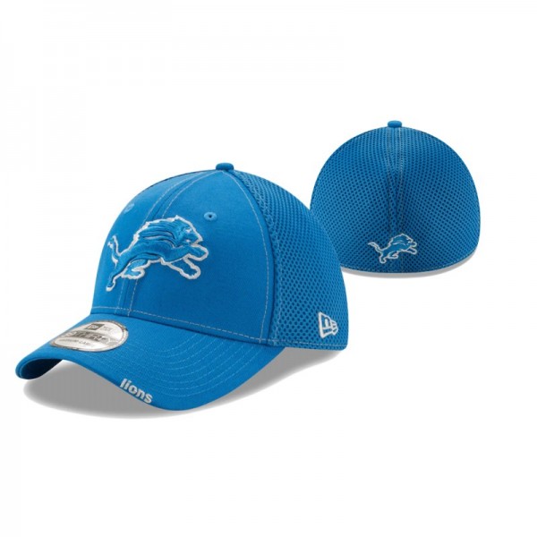 Detroit Lions Team Neo Blue 39THIRTY Flex Hat
