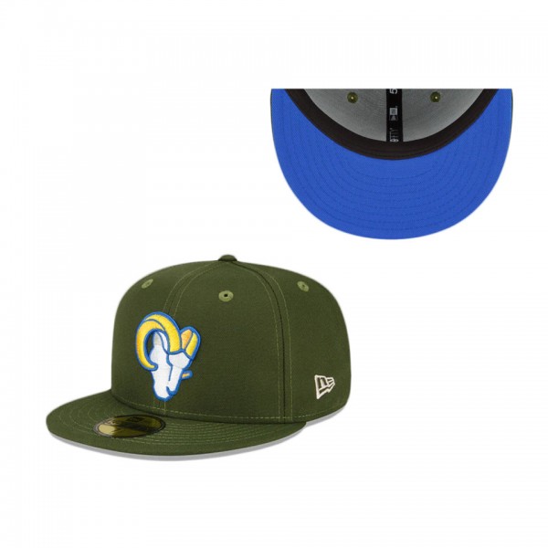 Los Angeles Rams Olive Pack 59FIFTY Fitted Hat