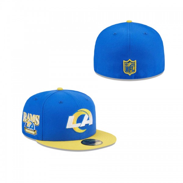 Los Angeles Rams Throwback Hidden 59FIFTY Fitted H...