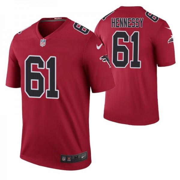 Matt Hennessy Atlanta Falcons Red 2020 NFL Draft C...