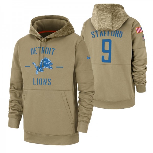 Matthew Stafford Detroit Lions Tan 2019 Salute to ...