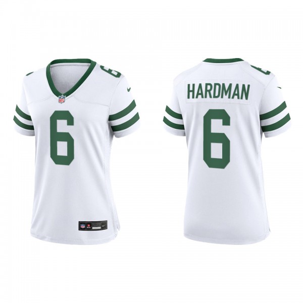 Mecole Hardman Women's New York Jets White Legacy Game Jersey