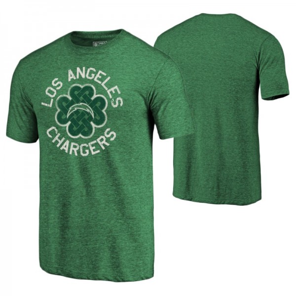 Men's - Los Angeles Chargers Green St. Patrick's D...