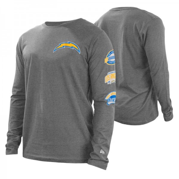 Los Angeles Chargers New Era Hype 2-Hit Long Sleev...