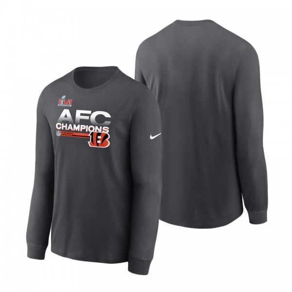 Men's Cincinnati Bengals Nike Anthracite 2021 AFC ...