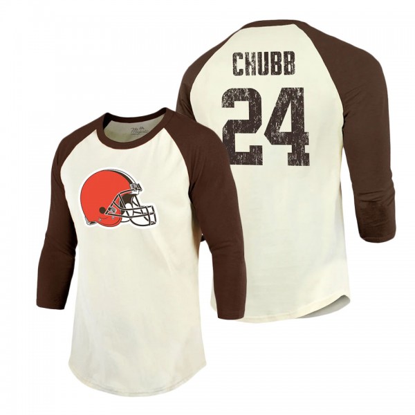 Men's Cleveland Browns Nick Chubb Majestic Threads...