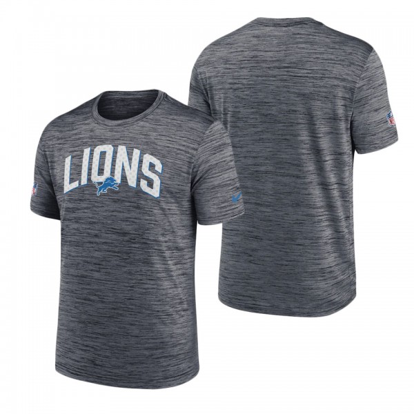 Men's Detroit Lions Nike Black Velocity Athletic Stack Performance T-Shirt