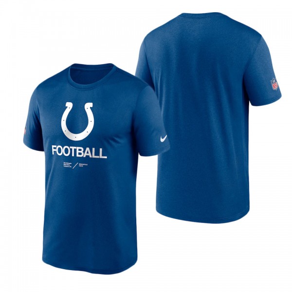 Men's Indianapolis Colts Nike Royal Infographic Pe...